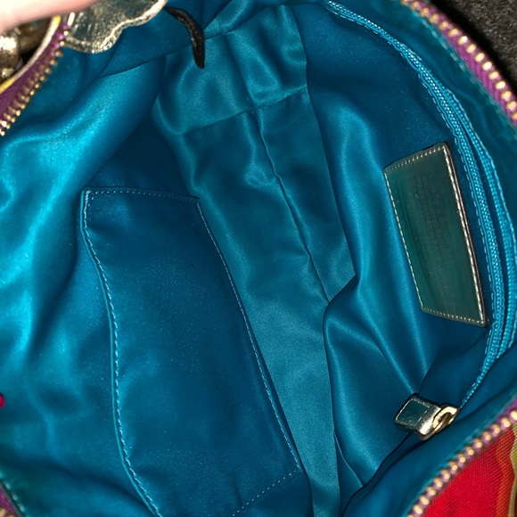 Authentic Coach multi color shoulder bag - Picture 5 of 7